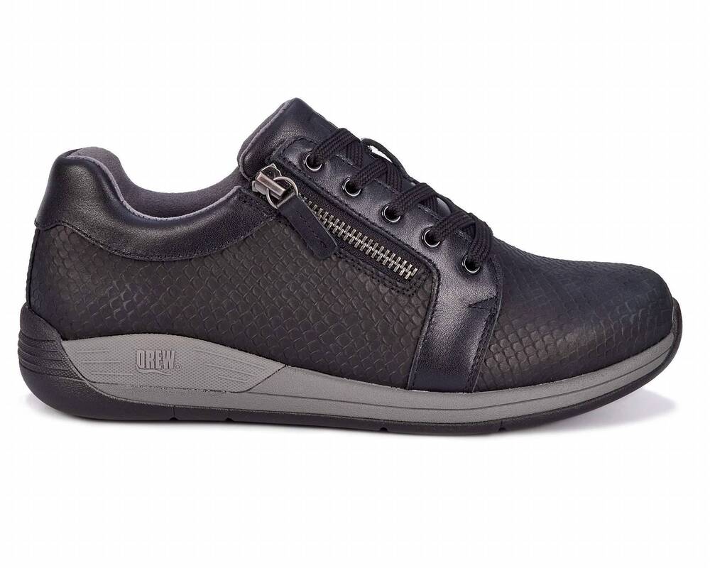 NEW DREW women's tally shoes in black